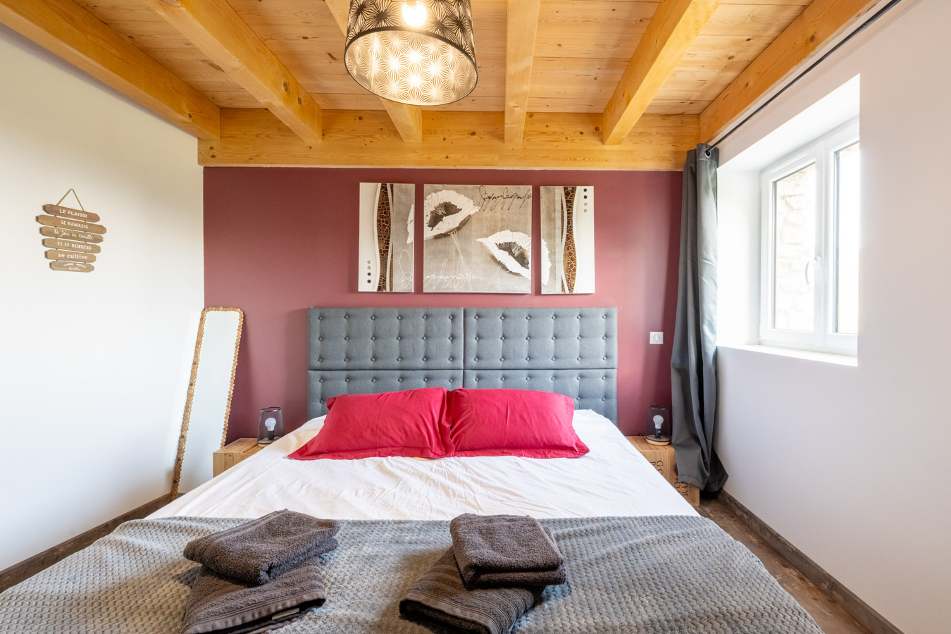 Chambre vignes gîte Lyon